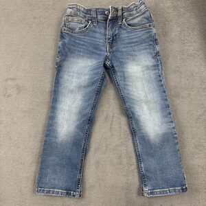 Cat & Jack Straight Recto Boys Jeans Size 4 Adjustable waistband